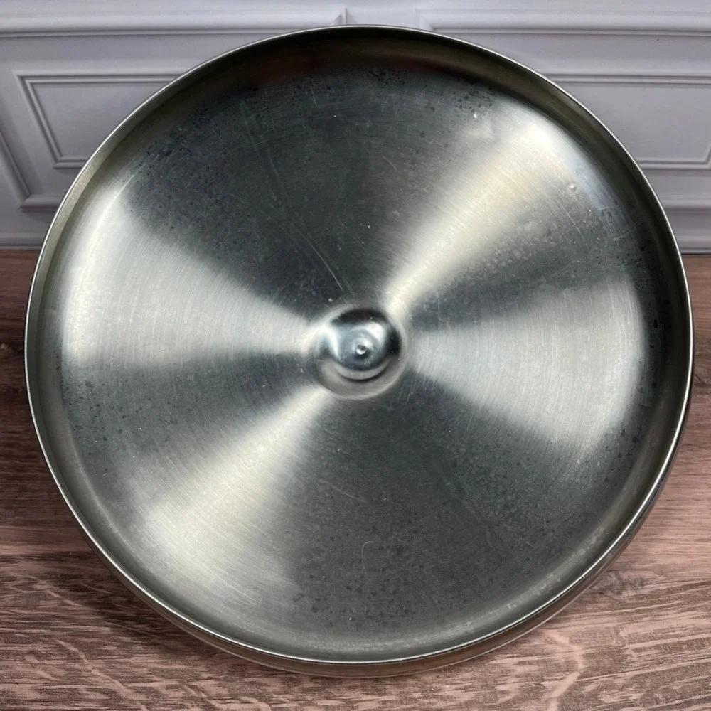 Farberware Replacement Lids Only Set of 3 Silver Stainless Steel‎ Bakelite Knobs